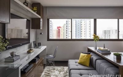 Proiectarea unui apartament cu o cameră de 30 de metri pătrați. m - fotografii interioare