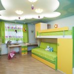 Decorarea tavanului cu plăci de gips-carton pentru camera copiilor