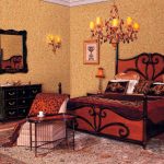 Dormitor cu mobilier chic