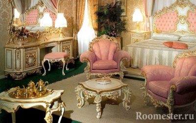 Stil rococo în interior +40 fotografie