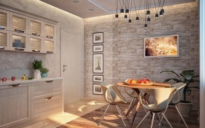 تصميم البلاط في المطبخ +56 صور تصميم الطابق