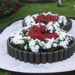 ثمانية الشكل flowerbed