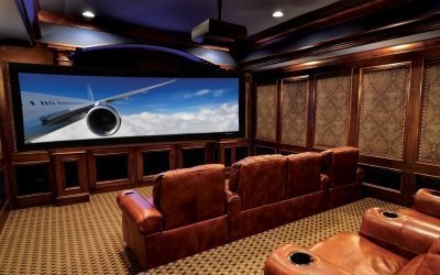 Design home theater + 40 de fotografii interioare