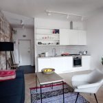 Apartament studio 26 mp în stilul minimalismului