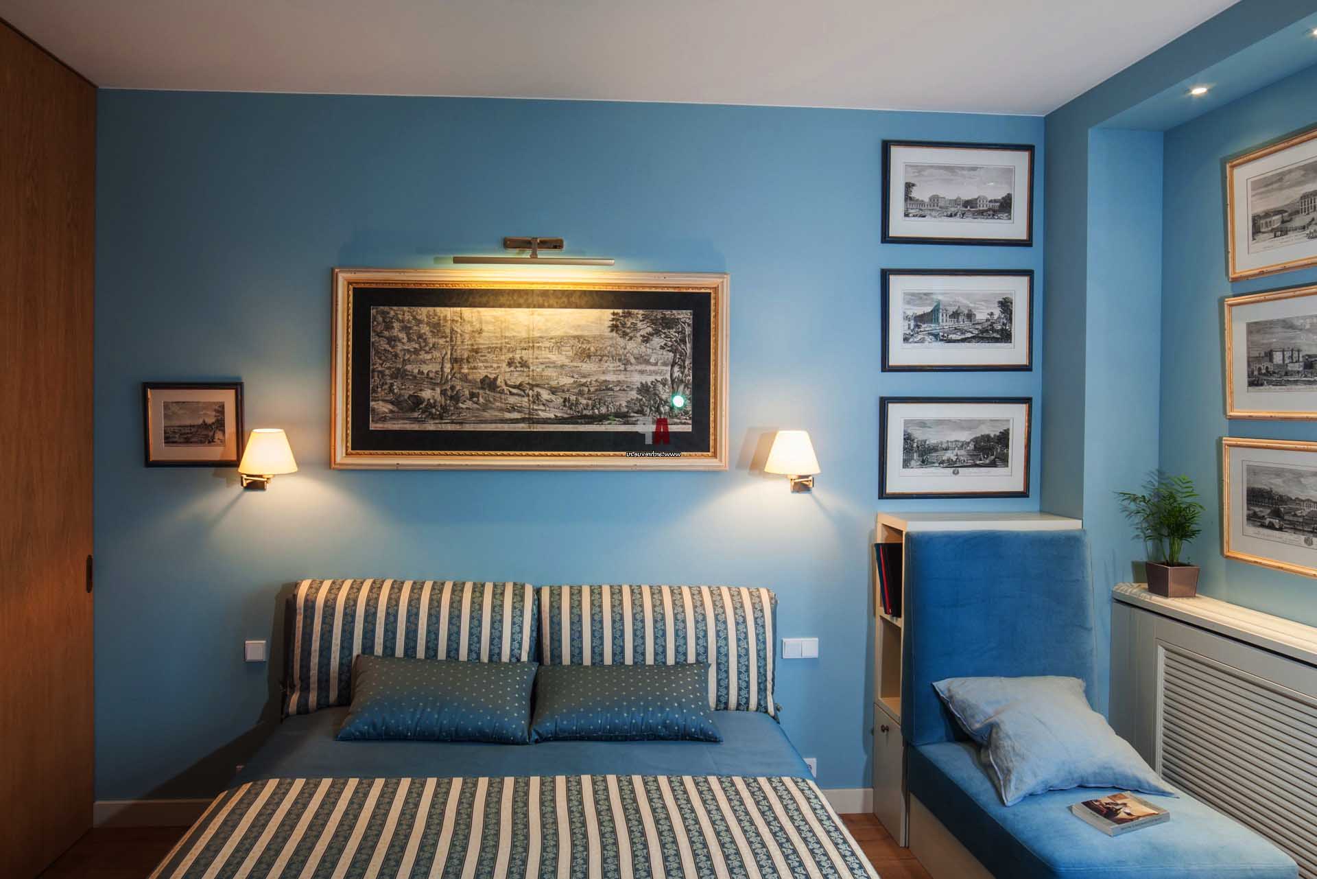 Chambre bleue