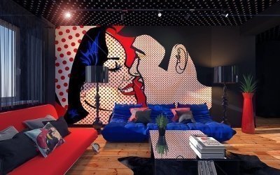 Ztělesňujeme pop art v designu bytů +50 fotografií v interiéru