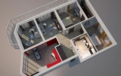 Design interior 3D - proiectare de tine