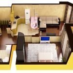 Proiect de apartament 3D