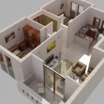 Proiect de proiect al unui apartament de 40 mp