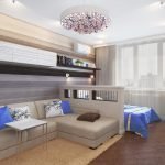 Zonarea dormitorului din apartament