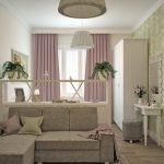 Shabby chic în interiorul dormitorului