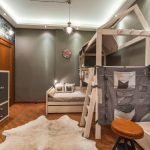 Loft în interiorul dormitorului pentru copil