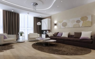 Designul halei în apartament este de 18 metri pătrați. m