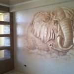 Elefant basorelief