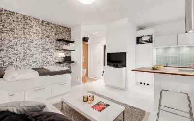 Dizajnový apartmán s rozlohou 23 metrov štvorcových. m