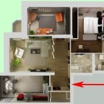 Varianta proiectului de proiectare 3D a unui apartament cu trei camere