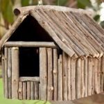 birdhouse DIY مصنوعة من اغصان