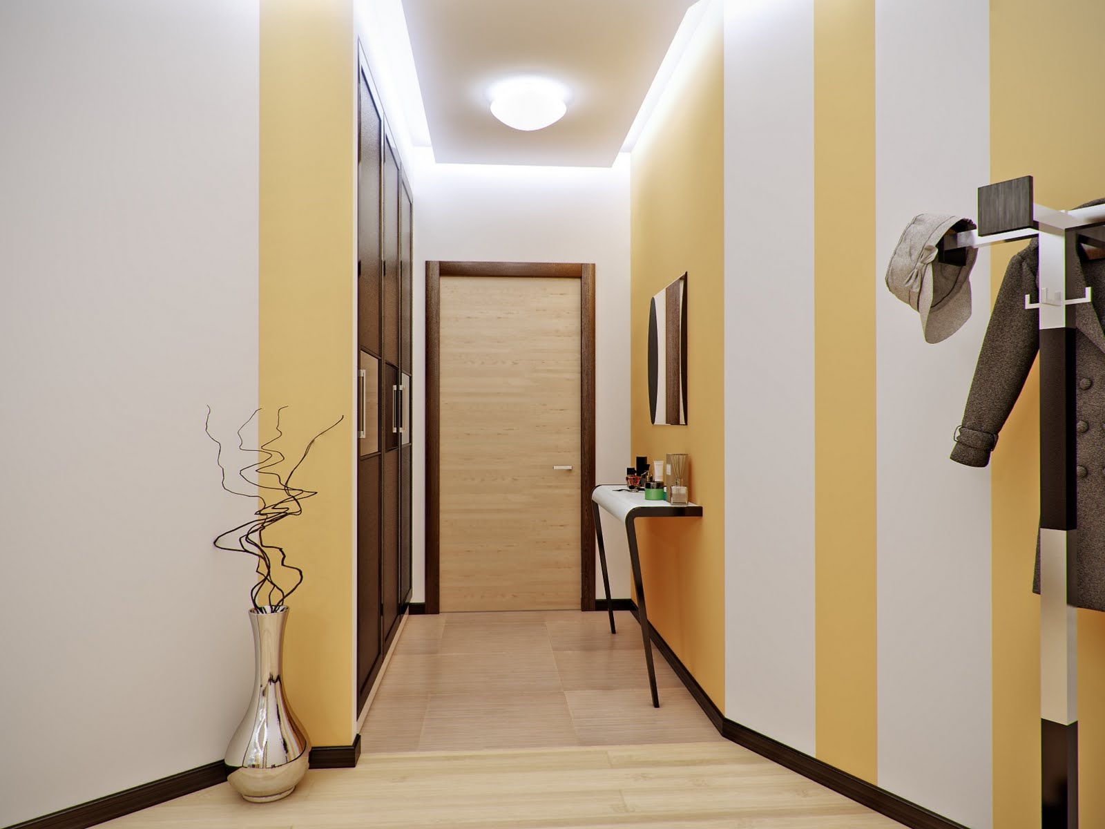 Conception de plafond de couloir
