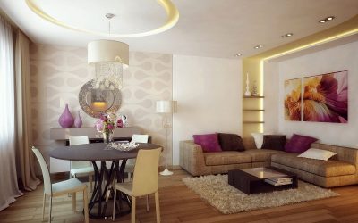 Design interior al unui apartament pentru o fată tânără