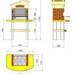 Schema grătarului din cărămidă 5