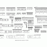 الإستنسل ل platbands