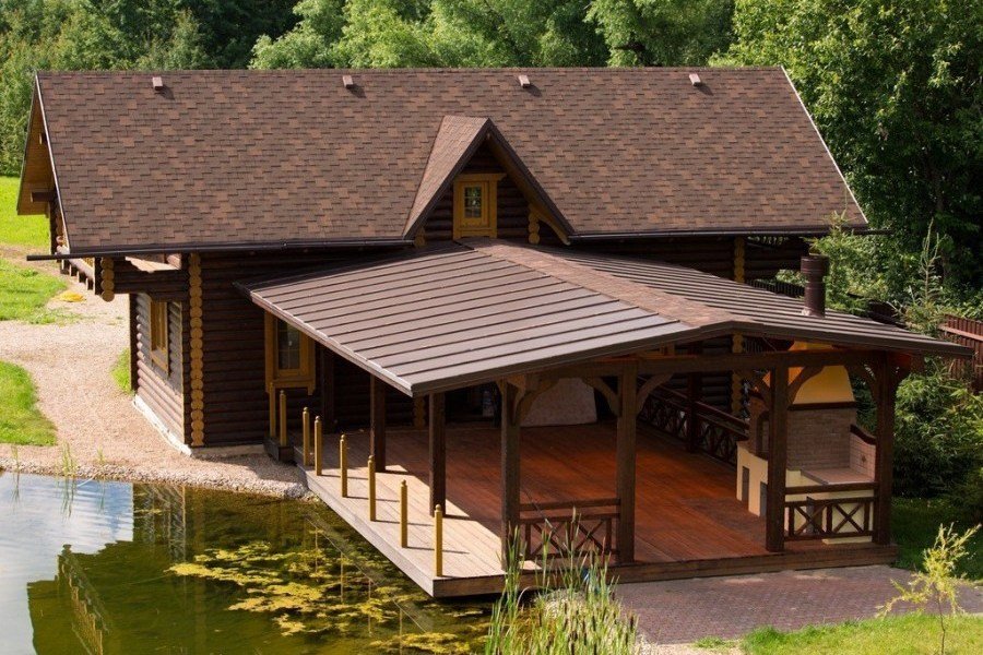 Sauna avec terrasse