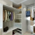 Iluminarea camerei de dressing