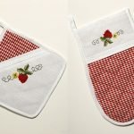 التطريز على potholder