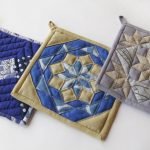 patchwork štýl potholder