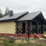 Sauna s murovaným altánkom