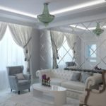 أضواء LED على السقف